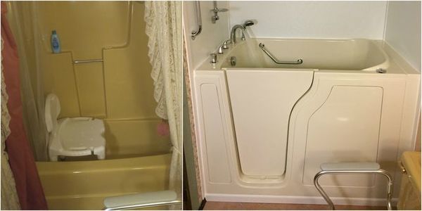 Before & After Walk In Tub in Waverly, TN (1)